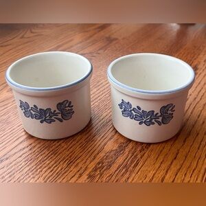 Vtg Pfaltzgraff Yorktowne Ramekin Custard Cups Set of 2 - model 920